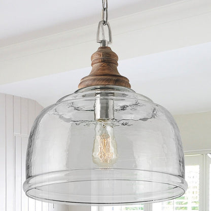 1 Light Pendant, Grey Wash