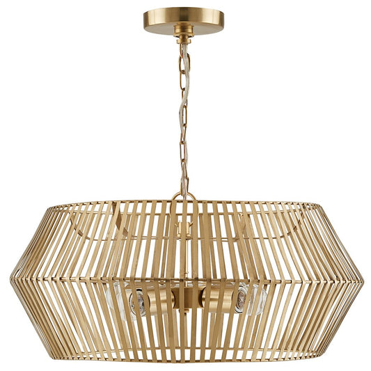 Austin Allen & Co. 4-Light Pendant, Matte Gold - 330345MA