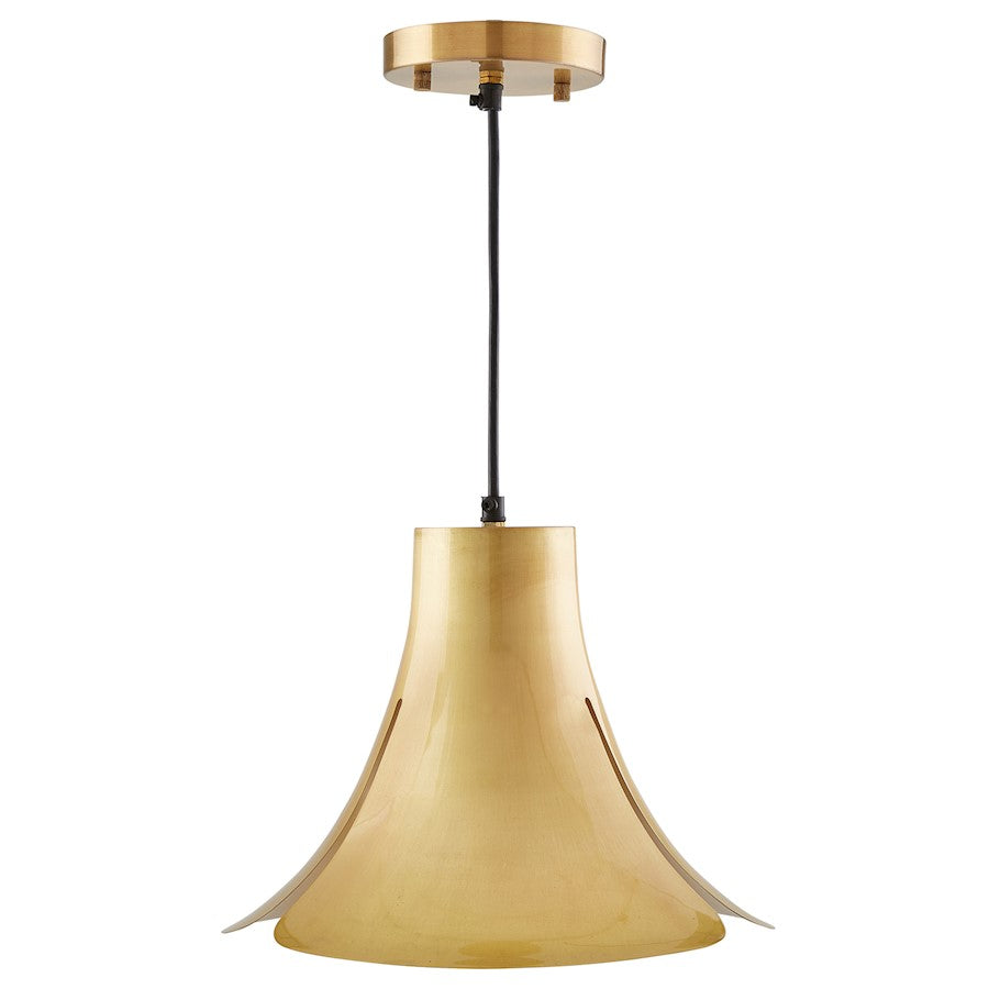 Austin Allen & Co. Tulip 1-Light Pendant, Soft Brushed Brass - 330412SO