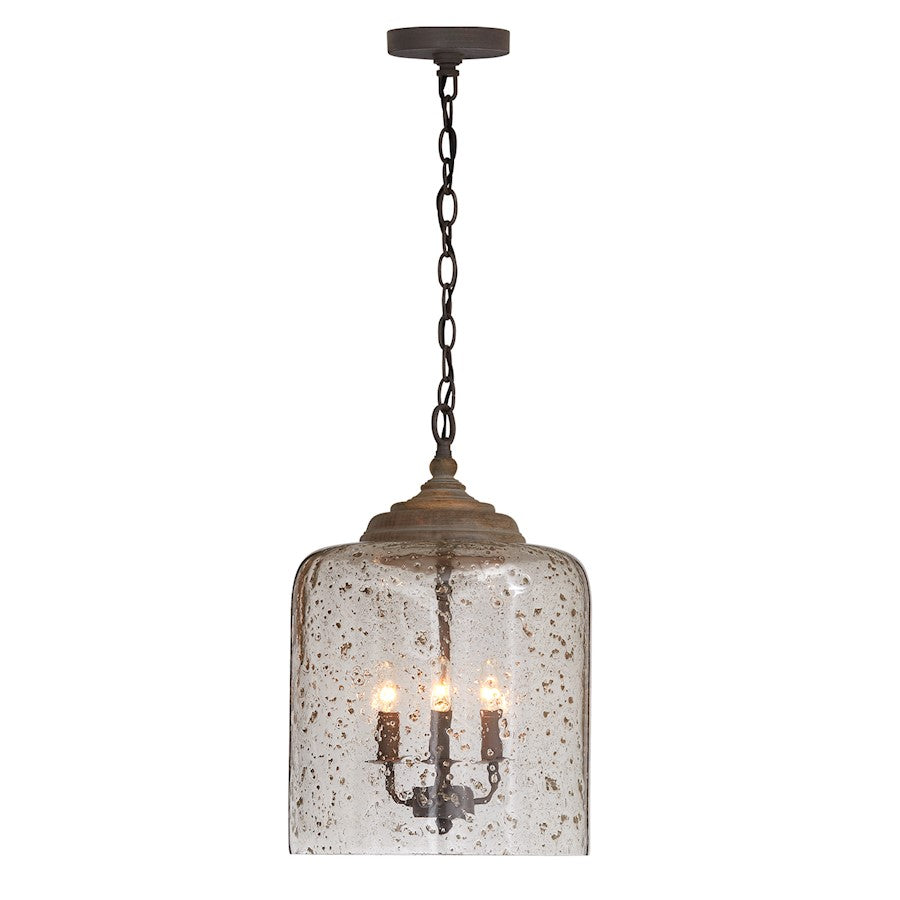 3 Light Pendant, Nordic Grey