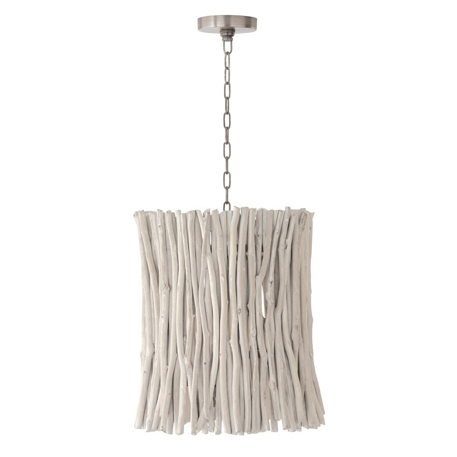 Capital Lighting Cara 4 Light Pendant, Brushed Pewter - 340242PP