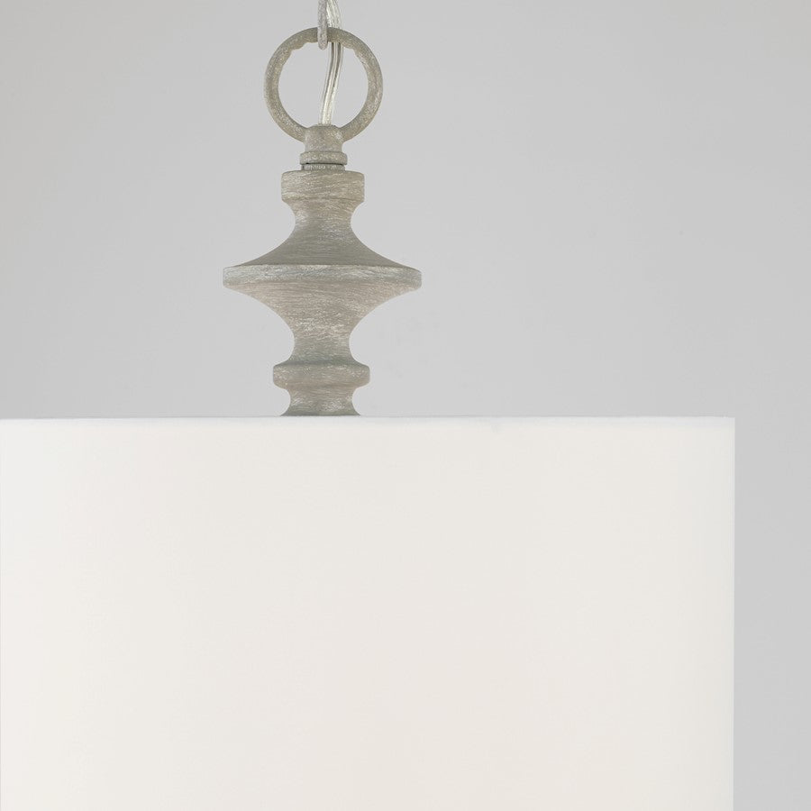 1 Light Pendant in Painted Grey