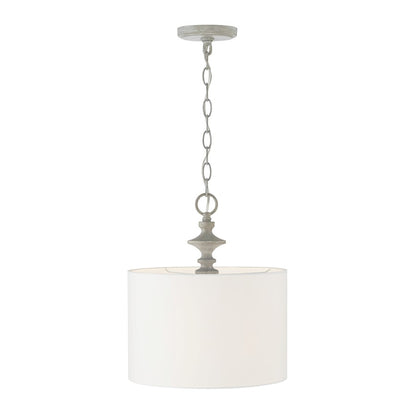 1 Light Pendant in Painted Grey