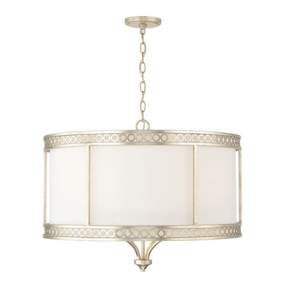 Capital Lighting Isabella 4 Light Pendant in Winter Gold - 343141WG