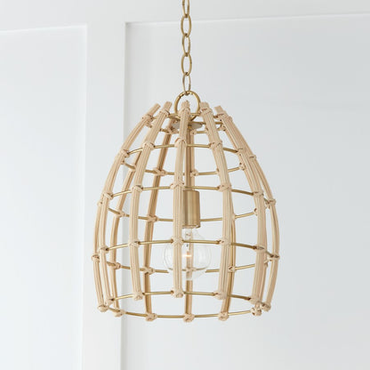 Pendant, Matte Brass