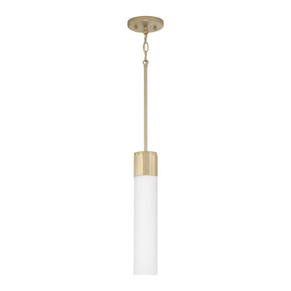 Capital Lighting Sutton 1 Light Pendant, Soft Gold/Soft White - 346211SF