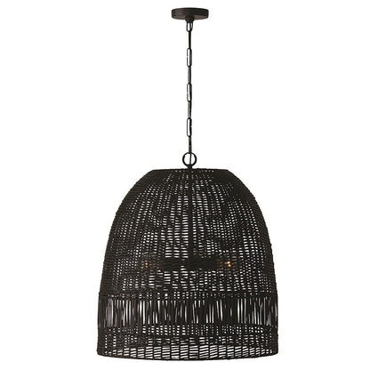 Capital Lighting Naomi 3 Light Pendant, Black - 347533MB