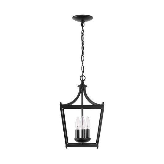 Capital Lighting Stanton 3-Light Foyer, Matte Black - 4036MB