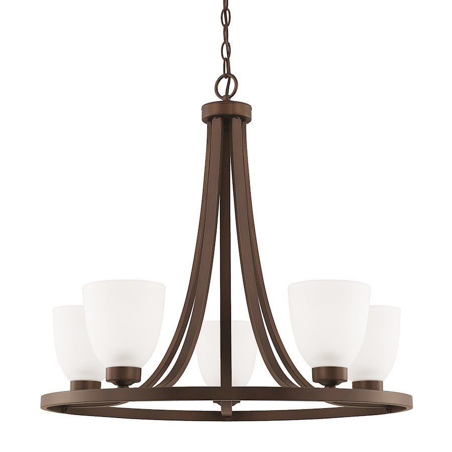 HomePlace by Capital Lighting Jameson 5 Light Chandelier, Bronze - 414351BZ-333