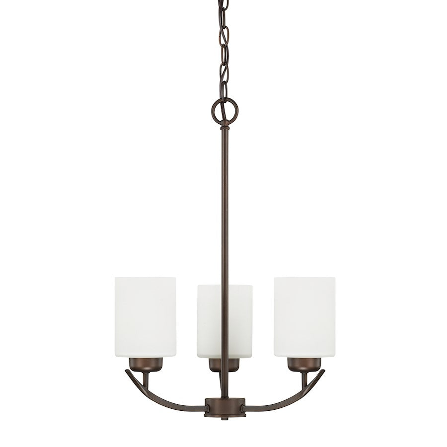 HomePlace by Capital Lighting Dixon 3 Light Chandelier, Bronze - 415231BZ-338