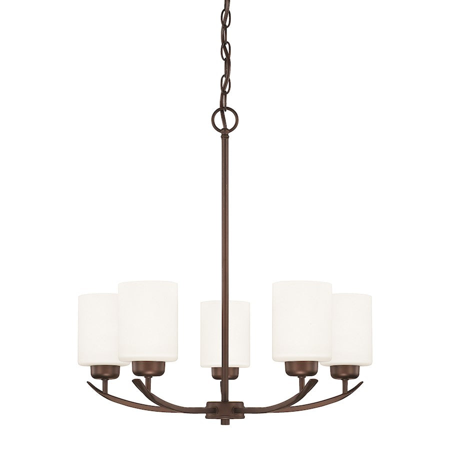 HomePlace by Capital Lighting Dixon 5 Light Chandelier, Bronze - 415251BZ-338