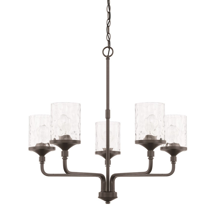 HomePlace by Capital Lighting Colton 5 Light Chandelier, Bronze - 428851BZ-451