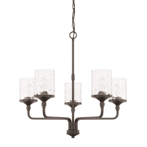 HomePlace by Capital Lighting Colton 5 Light Chandelier, Bronze - 428851BZ-451