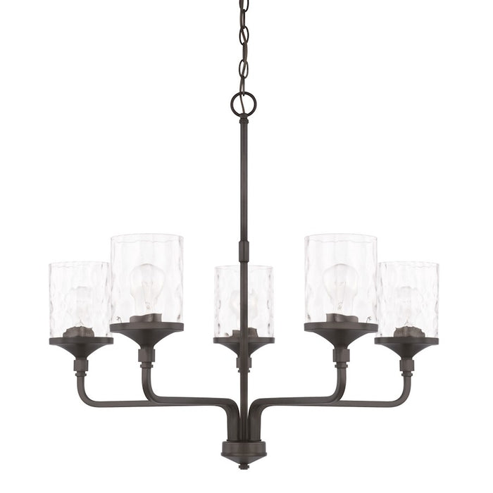 HomePlace by Capital Lighting Colton 5 Light Chandelier, Black - 428851MB-451