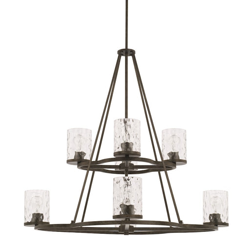 HomePlace by Capital Lighting Collier 8 Light Chandelier, Brown - 428981UB-452