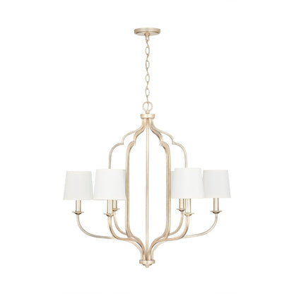 Capital Lighting Ophelia 6-Light Chandelier, Winter Gold - 438761WG-698