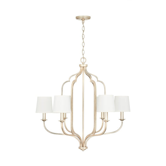 Capital Lighting Ophelia 6-Light Chandelier, Winter Gold - 438761WG-698