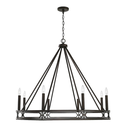 Capital Lighting Merrick 8 Light Chandelier in Old Bronze - 443481OB