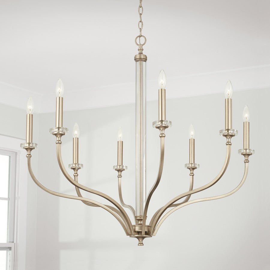 Breigh Chandelier, Brushed Champagne