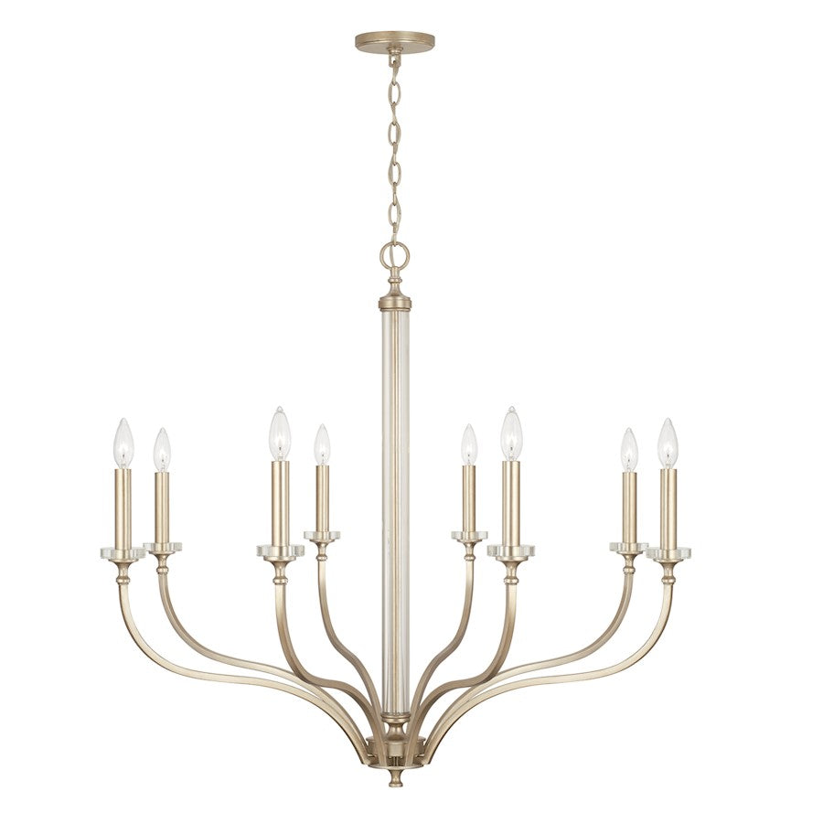 Breigh Chandelier, Brushed Champagne