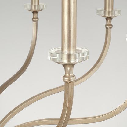 Breigh Chandelier, Brushed Champagne