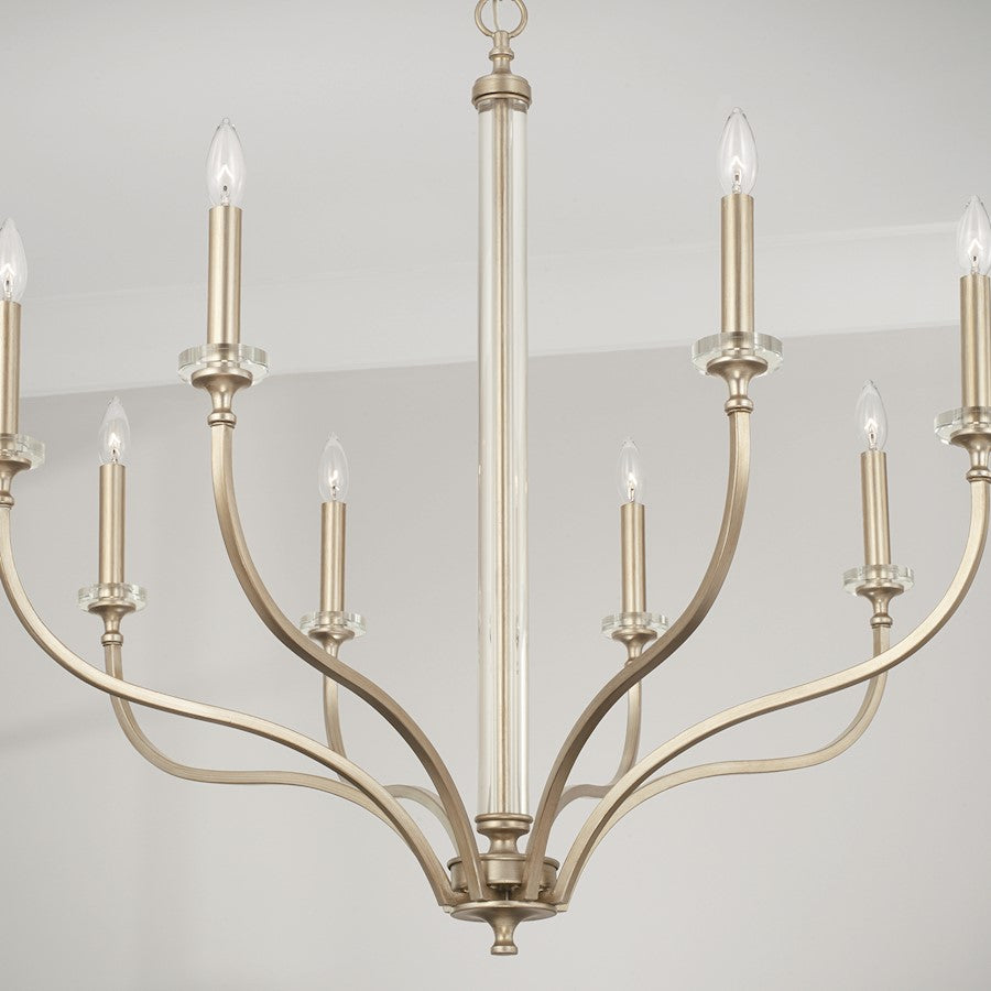 Breigh Chandelier, Brushed Champagne