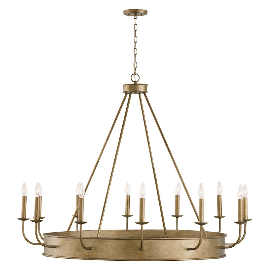 Nole Chandelier, Gold