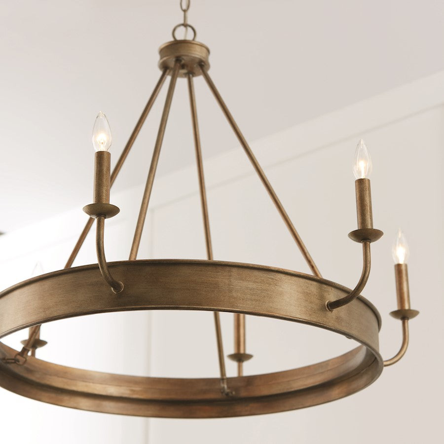 Nole Chandelier, Gold