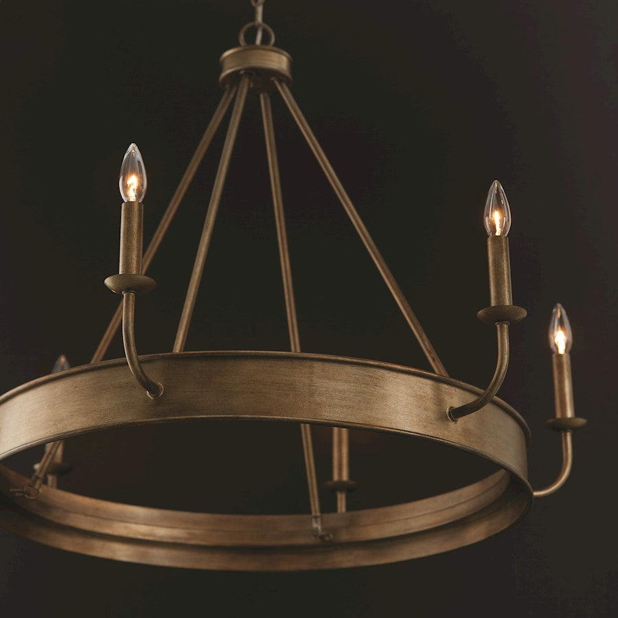 Nole Chandelier, Gold