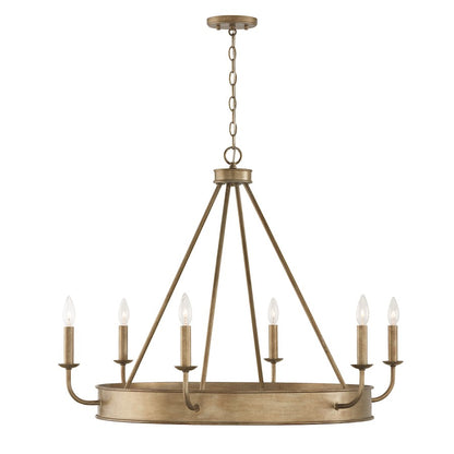 Nole Chandelier, Gold