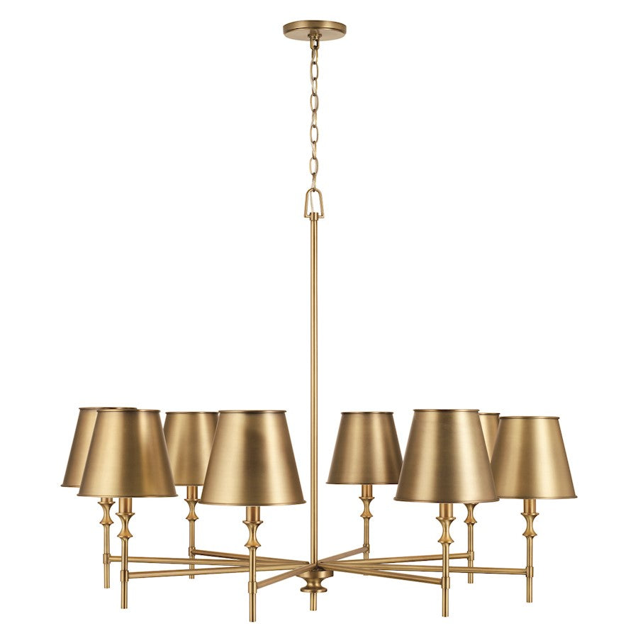 Whitney Chandelier, Brass