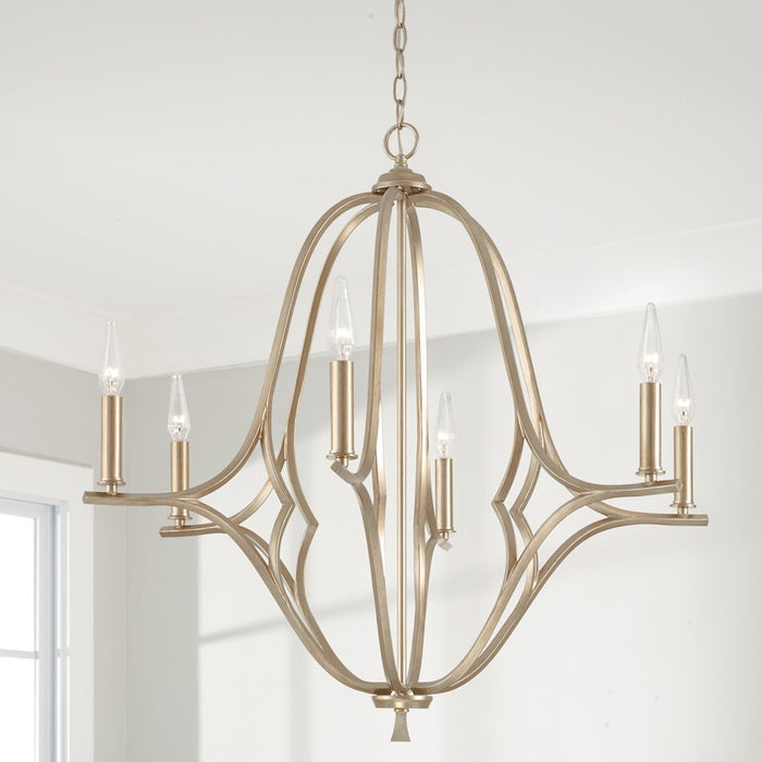 Capital Lighting Claire Chandelier, Gold