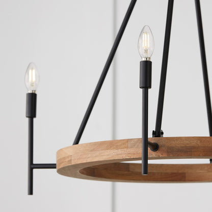 Jonah Chandelier, Wood