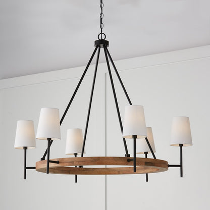 Jonah Chandelier, Wood