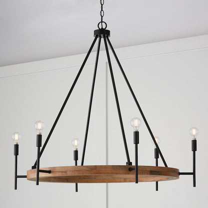 Jonah Chandelier, Wood