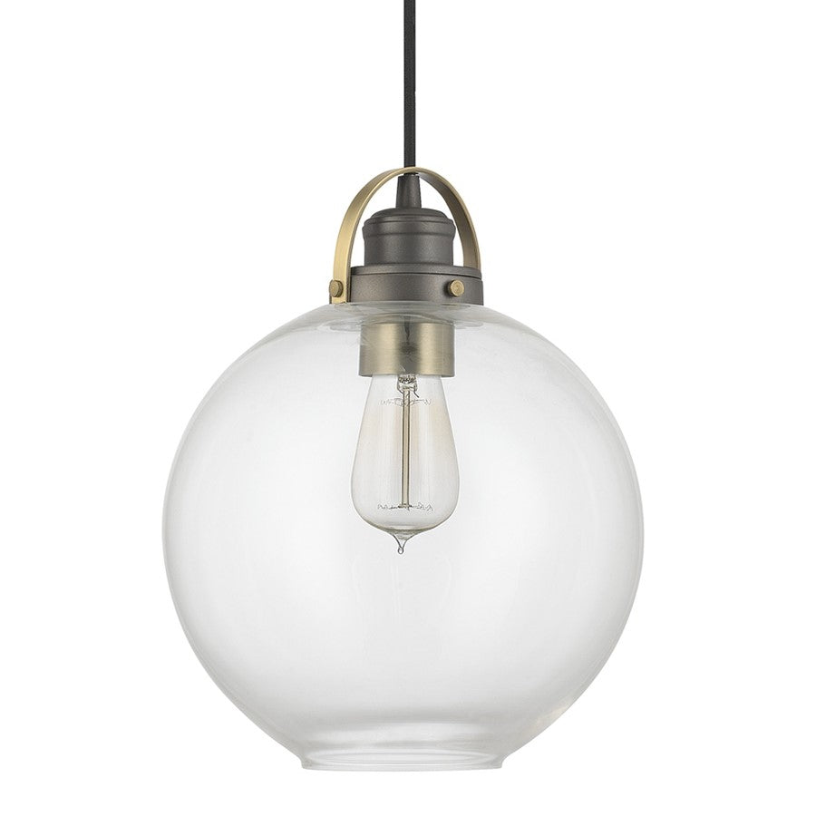 1 Light Mini Pendant, Round Glass