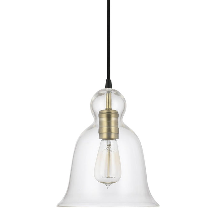 Capital Lighting Urban Mini-Pendant, Bell Glass