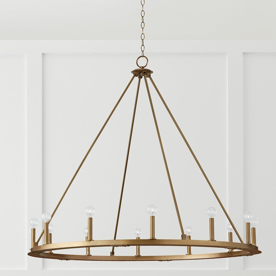 Pearson Chandelier, Brass