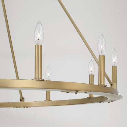 Pearson Chandelier, Brass