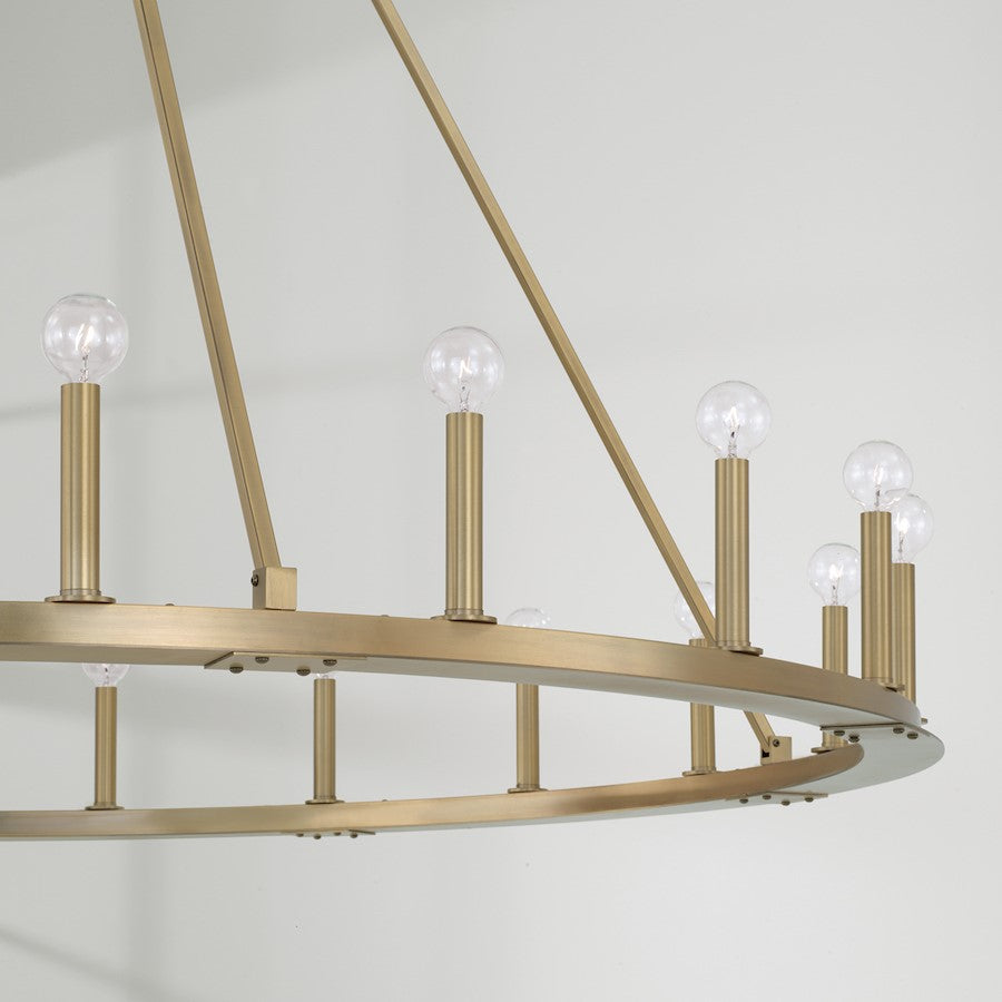 Pearson Chandelier, Brass