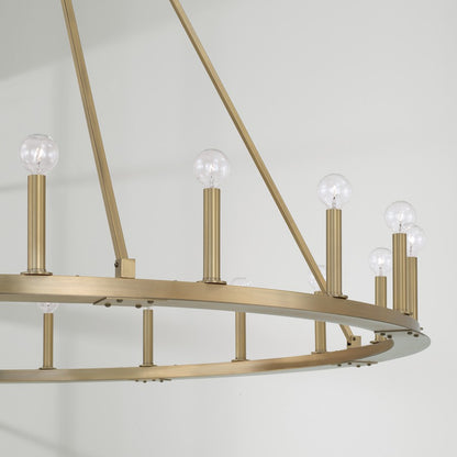 Pearson Chandelier, Brass