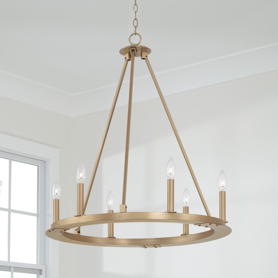 Pearson Chandelier, Brass