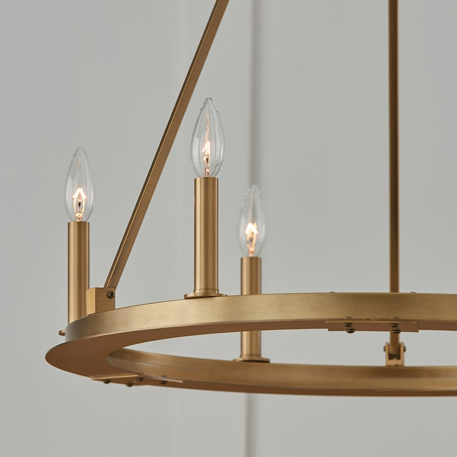 Pearson Chandelier, Brass