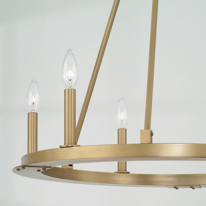 Pearson Chandelier, Brass