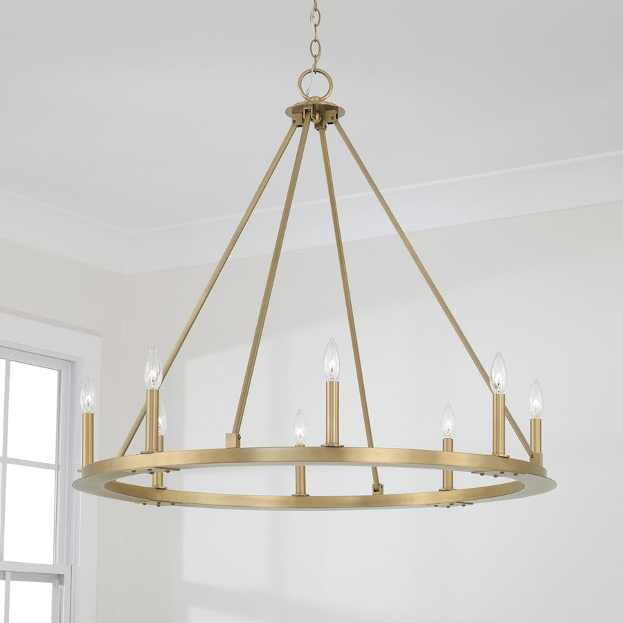 Pearson Chandelier, Brass