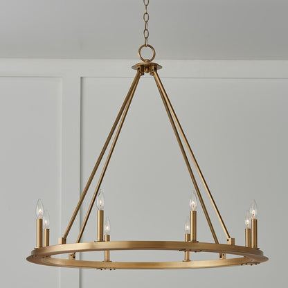 Pearson Chandelier, Brass