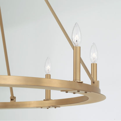 Pearson Chandelier, Brass