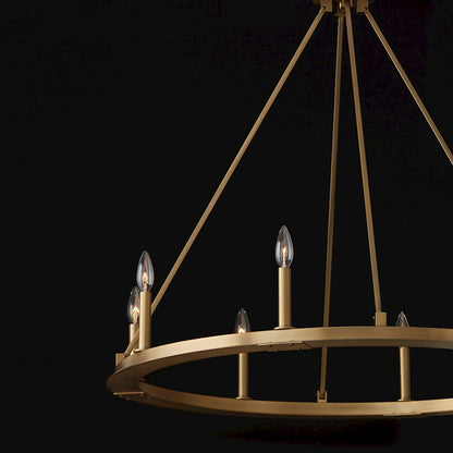 Pearson Chandelier, Brass