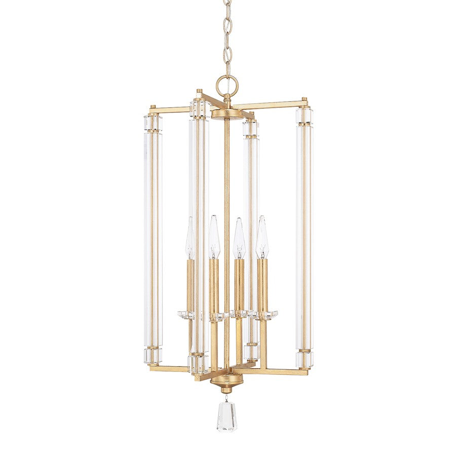 Capital Lighting Milan 4 Light Foyer, Capital Gold - 519741CG