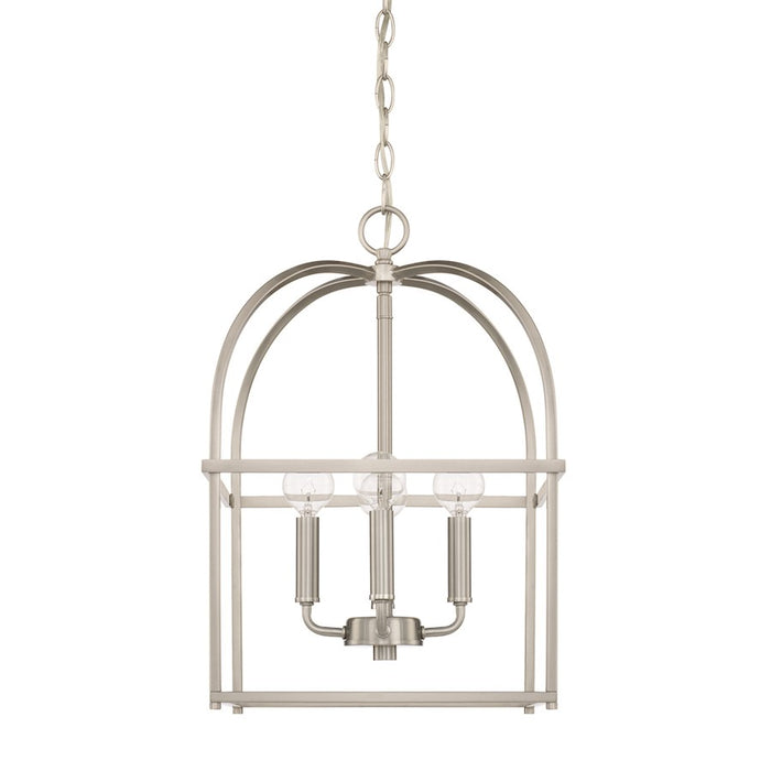 HomePlace by Capital Lighting 4 Light Foyer, Brushed Nickel - 527542BN